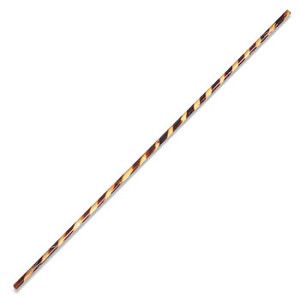 Bo Staff Rattan Burnt Spiral Pattern 6ft ( 72" )