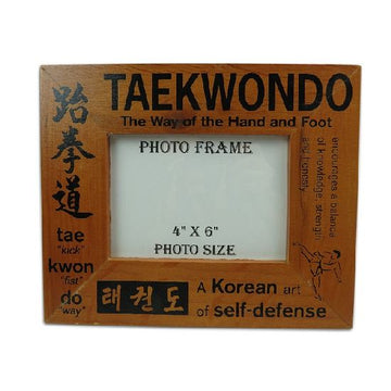 Wooden Photo Frame: Taekwondo