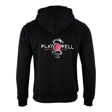 Playwell Premium Fleece Dragon Hoody  - Black - PROMOTIONAL ITEM