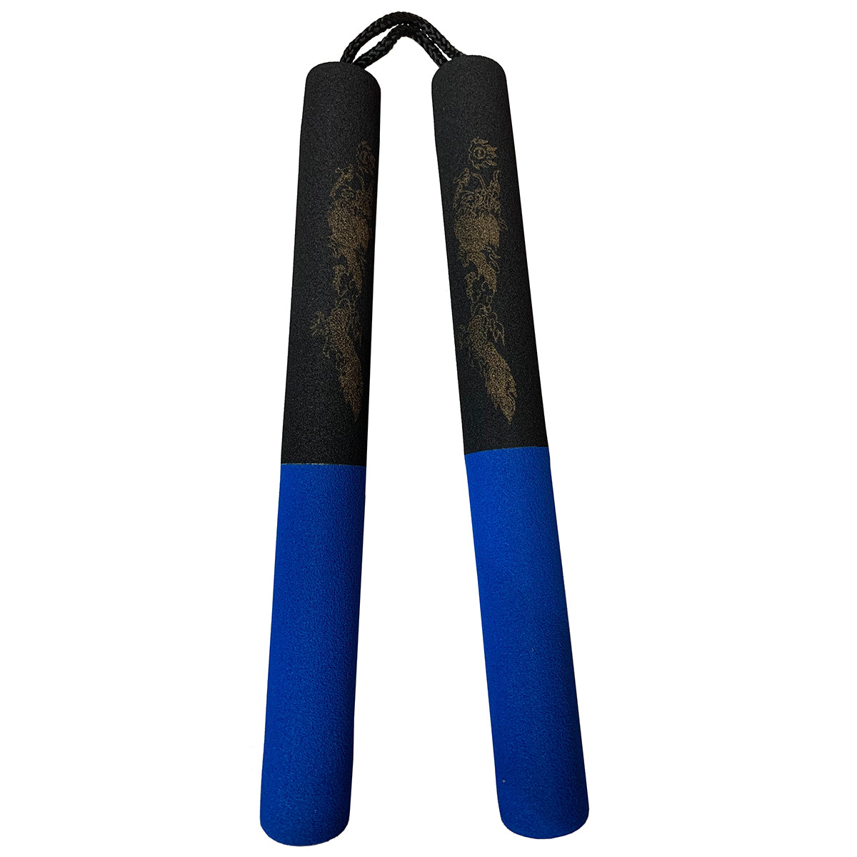 NR-005P: Foam Nunchaku with Cord Blue / Black ( E125C )