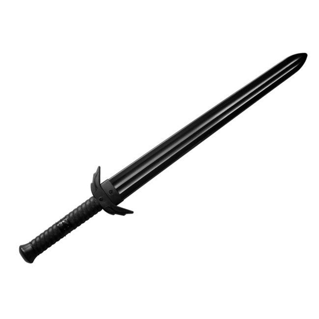 Black Polypropylene European Medieval Sword