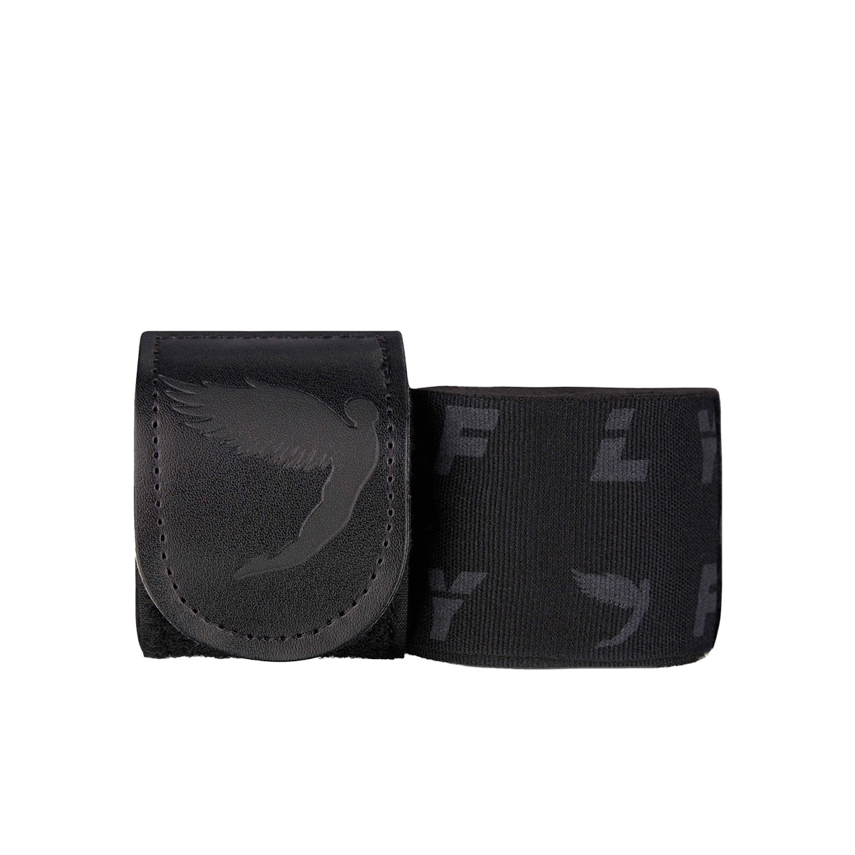 Fly Boxing Big Logo Hand Wraps 4.5M - Black Monogram