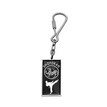 Shotokan Karate Kick Key Chain Ring