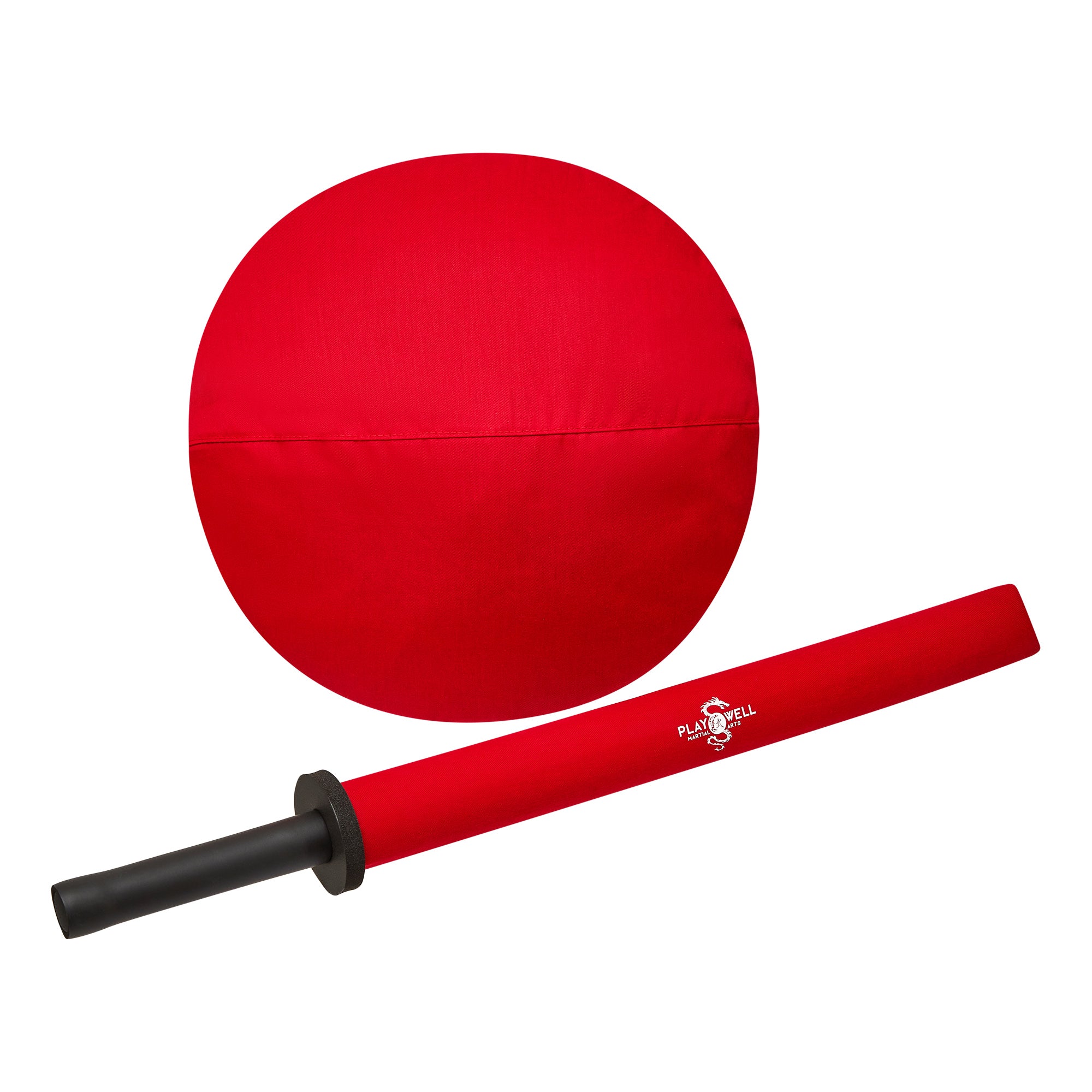 Childrens Sparring Full Contact Sword & Shield Set -  Red