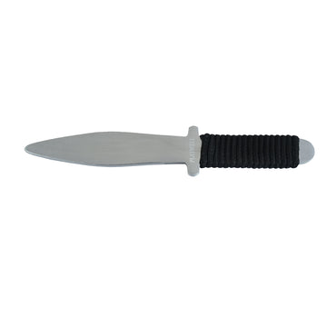 Metal Blunt Roped Grip Training Knive : No 1