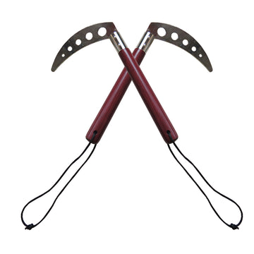 Competition Steel Purple Heart Kama - 10"
