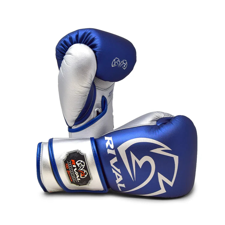 Rival RB100 Professional Bag Gloves  - Blue/Silver