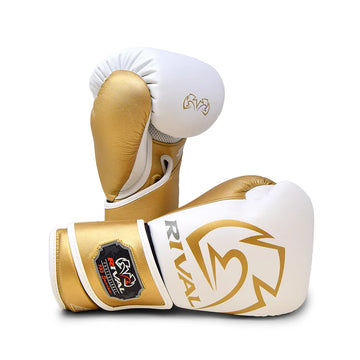 Rival RB100 Professional Bag Gloves  - White/Gold