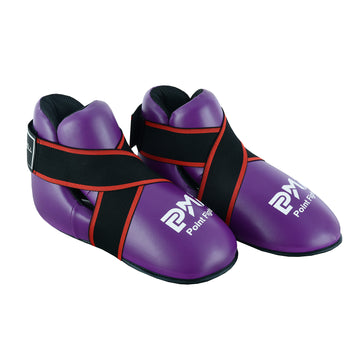 Semi Contact Point Sparring Boots - Purple