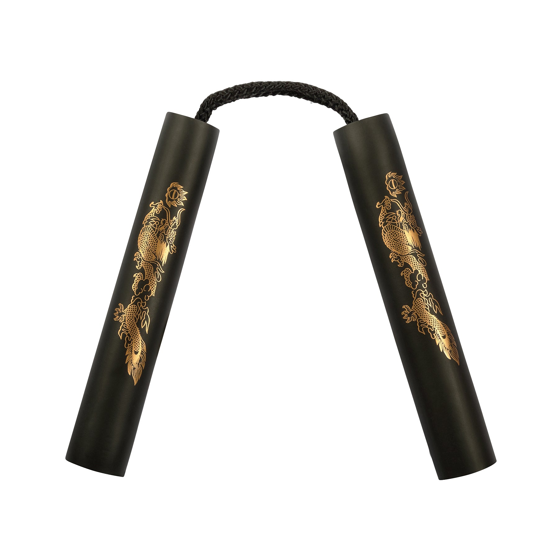 NR-001b: 8 Inches Black Nunchaku Foam with Cord