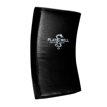 Deluxe Vinyl  Black Curved Shield - Medium