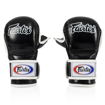 Fairtex FGV15 MMA Leather 7oz Sparring Gloves -  Black