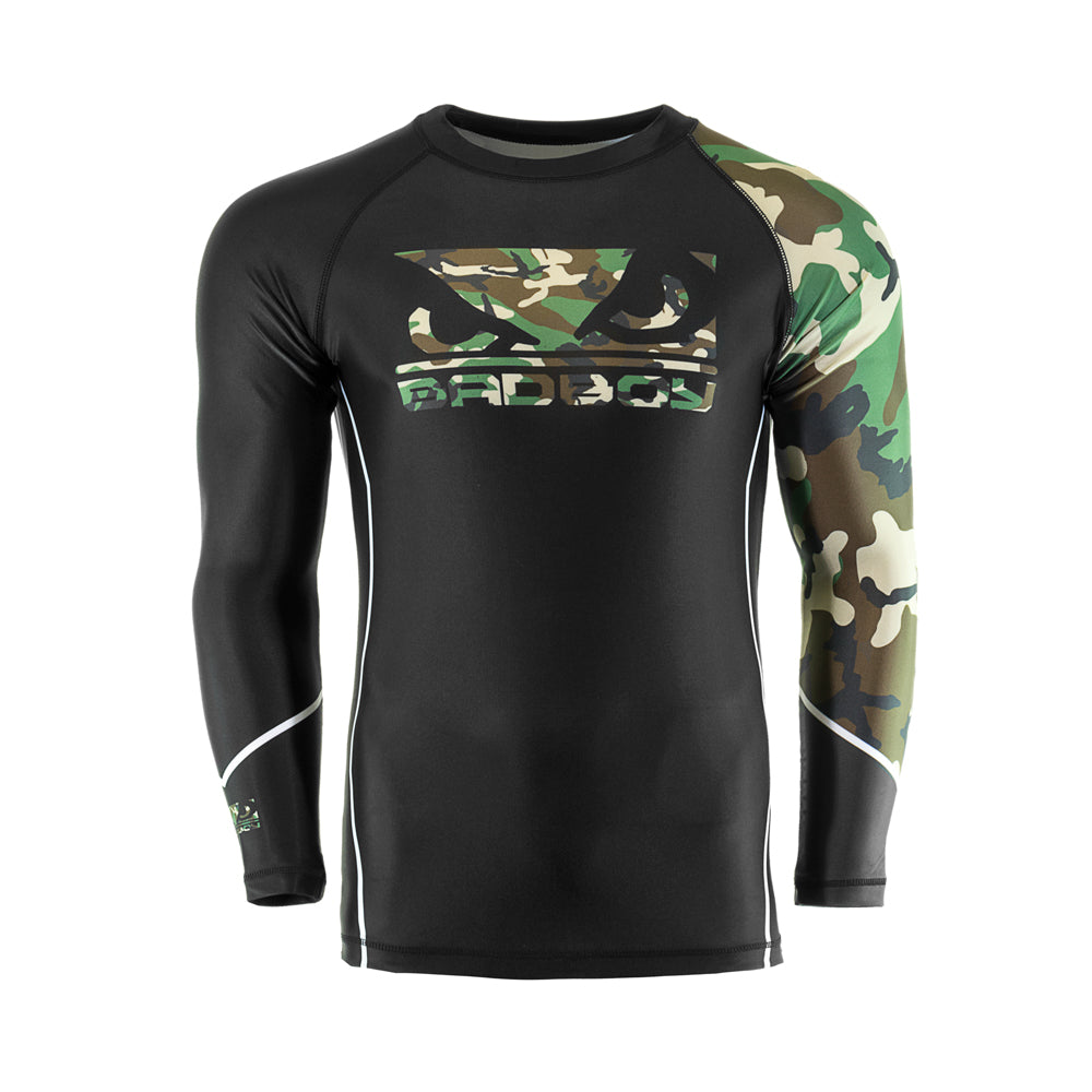 Bad Boy MMA Soldier Forest Camo Rash Guard