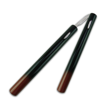 NR-046: Graphite Nunchaku / Cord: Black/Red