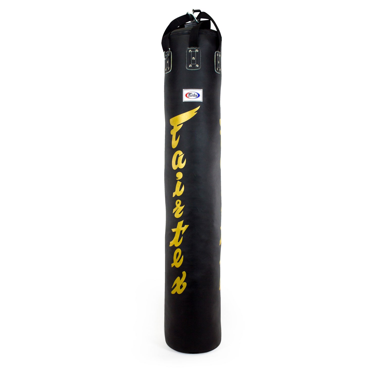 HB6 Fairtex Black-Gold 6ft Muaythai Banana Bag (FILLED)