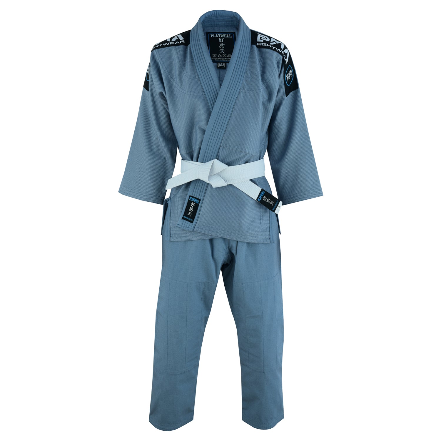 PMA Kids Elite Pearl Weave Jiu Jitsu Gi - Grey