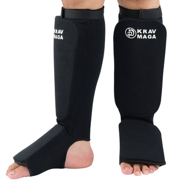 Krav Maga Heavy  EVA Padding Elasticated Shin & Instep Guards