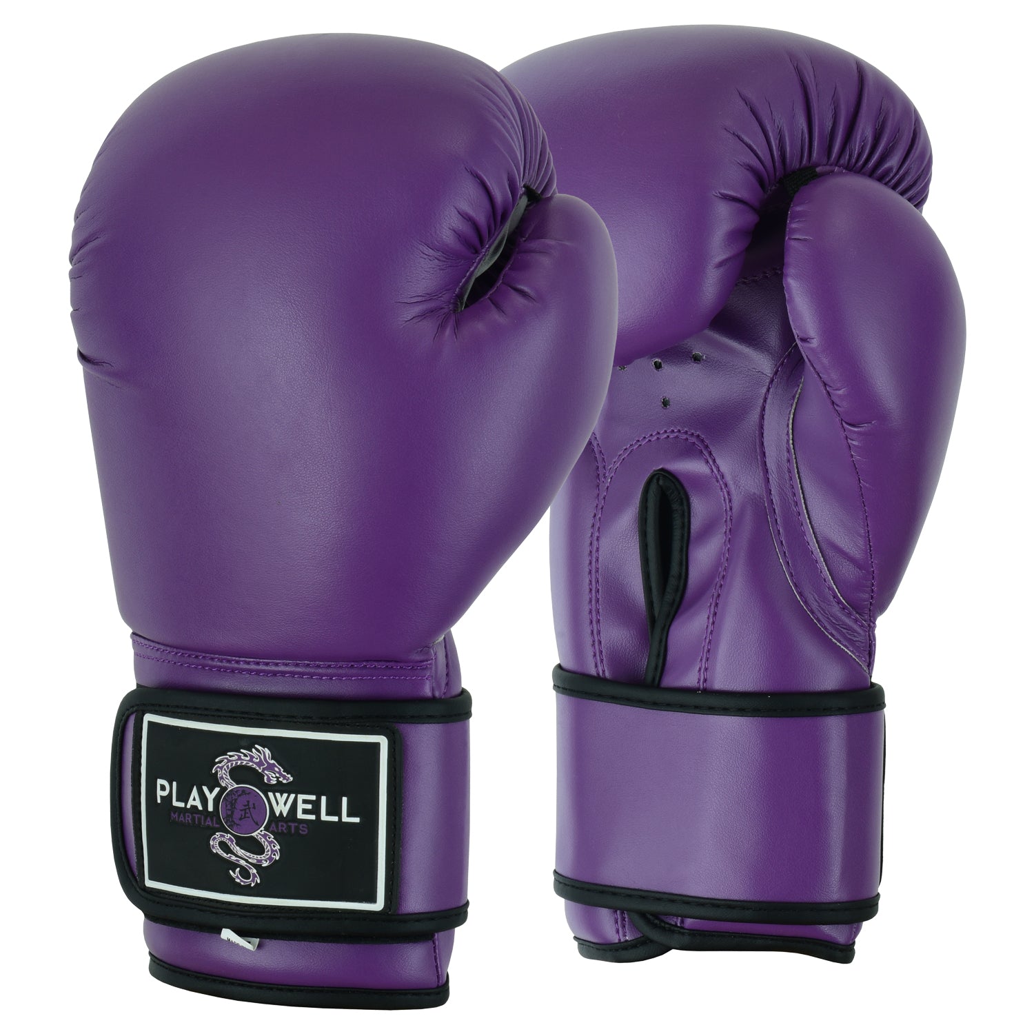 Ladies Beginners Purple Boxing Gloves - Plain