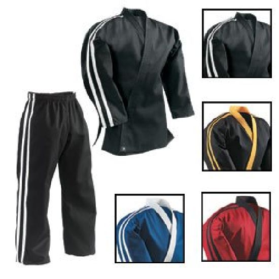 Striped Team Uniform - Black 2 White Stripes