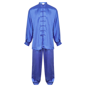 Tai Chi / Kung Fu Silk Uniform - Blue