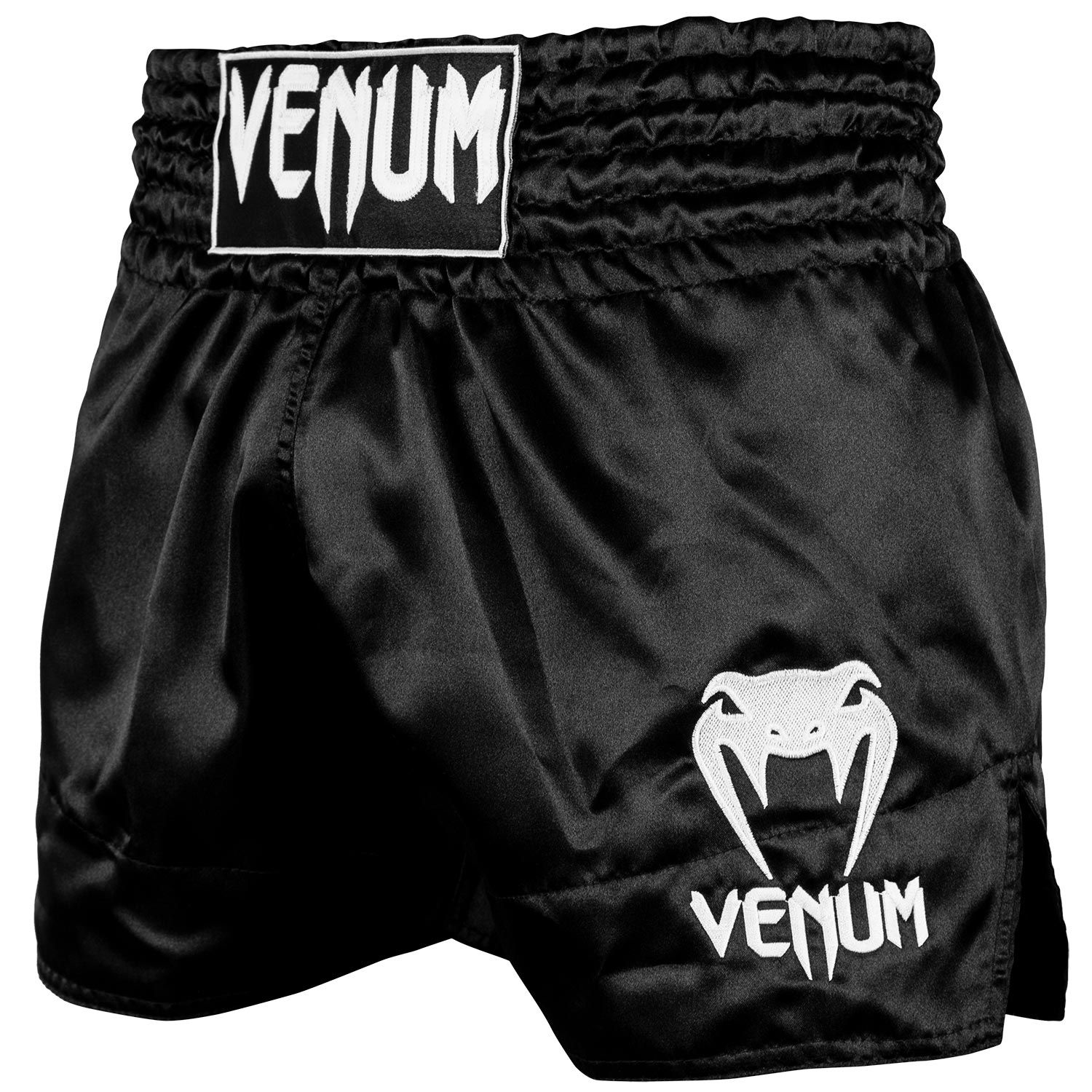 Venum Classic Muay Thai Shorts  - Black/White