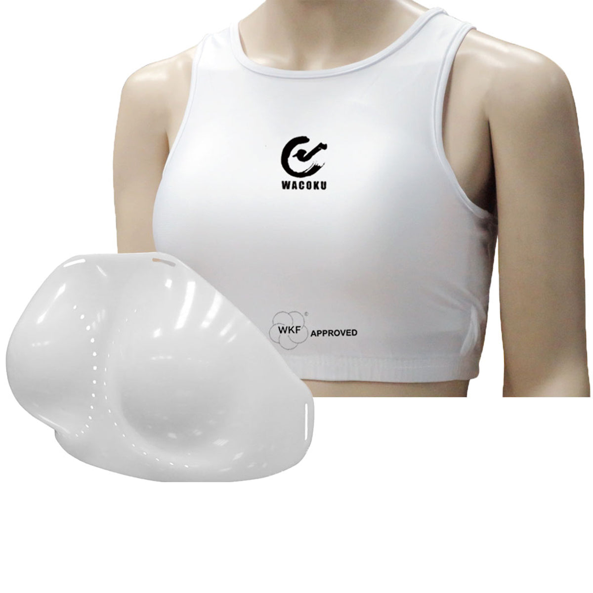 WKF Approved Karate Ladies Chest Guard